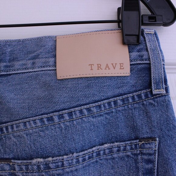 Trave Paloma 90's Straight Full Length Jeans Nowhere Near Classic Mid Wash - Picture 12 of 12
